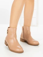 Ghete Dama FZL-0098 BEIGE | H&D