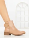 Ghete Dama FZL-0098 BEIGE | H&D