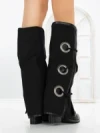 Cizme Dama cu Toc 6384 BLACK | SEASOND
