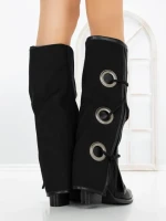 Cizme Dama cu Toc 6384 BLACK | SEASOND