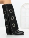 Cizme Dama cu Toc 6384 BLACK | SEASOND