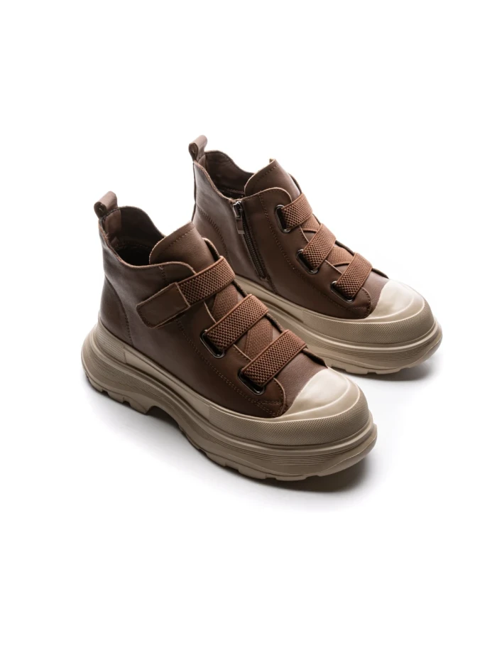 Ghete Dama din piele naturala 66082 BROWN | ADVANCER