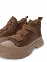 Ghete Dama din piele naturala 66082 KHAKI | ADVANCER