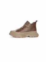 Ghete Dama din piele naturala 66082 KHAKI | ADVANCER