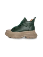 Ghete Dama din piele naturala 66082 GREEN | ADVANCER