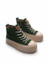 Pantofi Sport Dama din piele naturala 65389-1 GREEN | ADVANCER