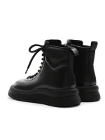 Ghete Dama din piele naturala 50258-2 BLACK | ADVANCER