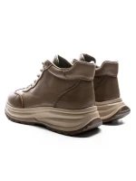 Ghete Dama din piele naturala 80721 KHAKI | ADVANCER