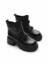 Ghete Dama din piele naturala 7194-6 BLACK | ADVANCER