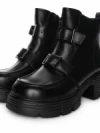 Ghete Dama din piele naturala 7194-6 BLACK | ADVANCER