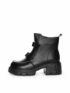 Ghete Dama din piele naturala 7194-6 BLACK | ADVANCER