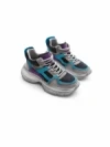 Pantofi Sport Dama din piele naturala HD7673 DARK GREY-BLUE | ADVANCER