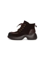 Ghete Dama din piele naturala 1575-2 BROWN | ADVANCER