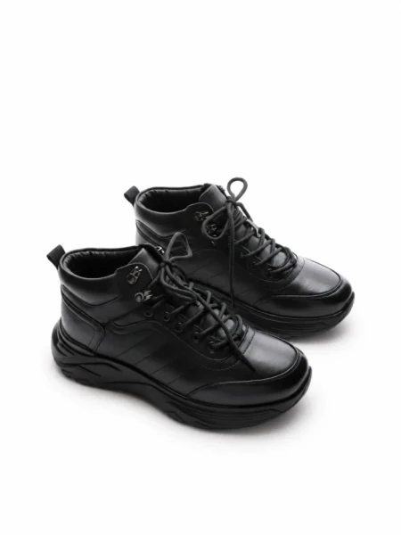 Ghete Barbati din piele naturala 35600 BLACK | ADVANCER