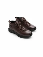 Ghete Barbati din piele naturala 35600 COFFEE | ADVANCER