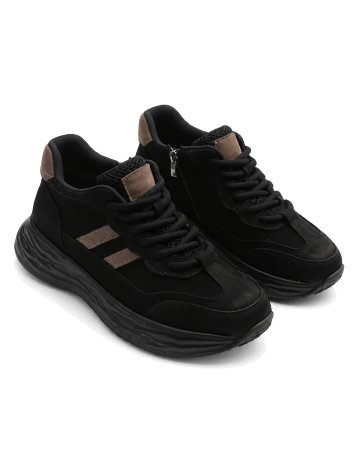 Pantofi Sport Dama din piele naturala M7066 BLACK | ADVANCER