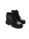 Ghete Dama din piele naturala M5808-2 BLACK | ADVANCER