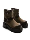 Ghete Dama din piele naturala 2810-2 KHAKI | ADVANCER