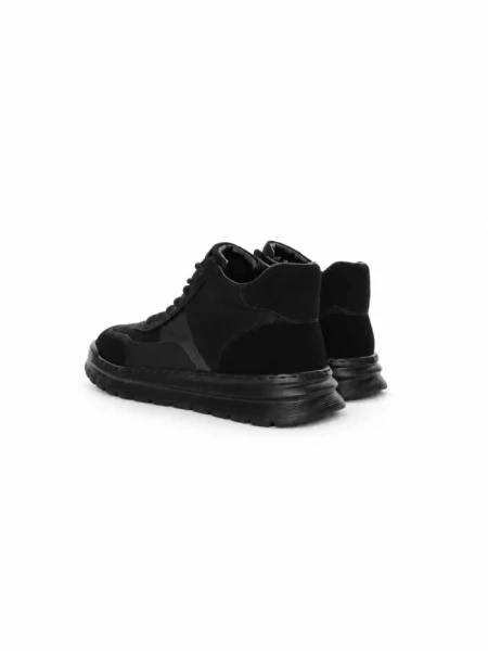 Ghete Barbati din piele naturala CM611R BLACK | ADVANCER