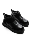 Ghete Barbati din piele naturala CM610 BLACK | ADVANCER