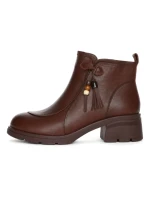 Ghete Dama din piele naturala 25808 BROWN | ADVANCER