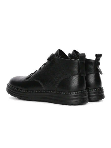 Ghete Dama din piele naturala 2586M BLACK | ADVANCER