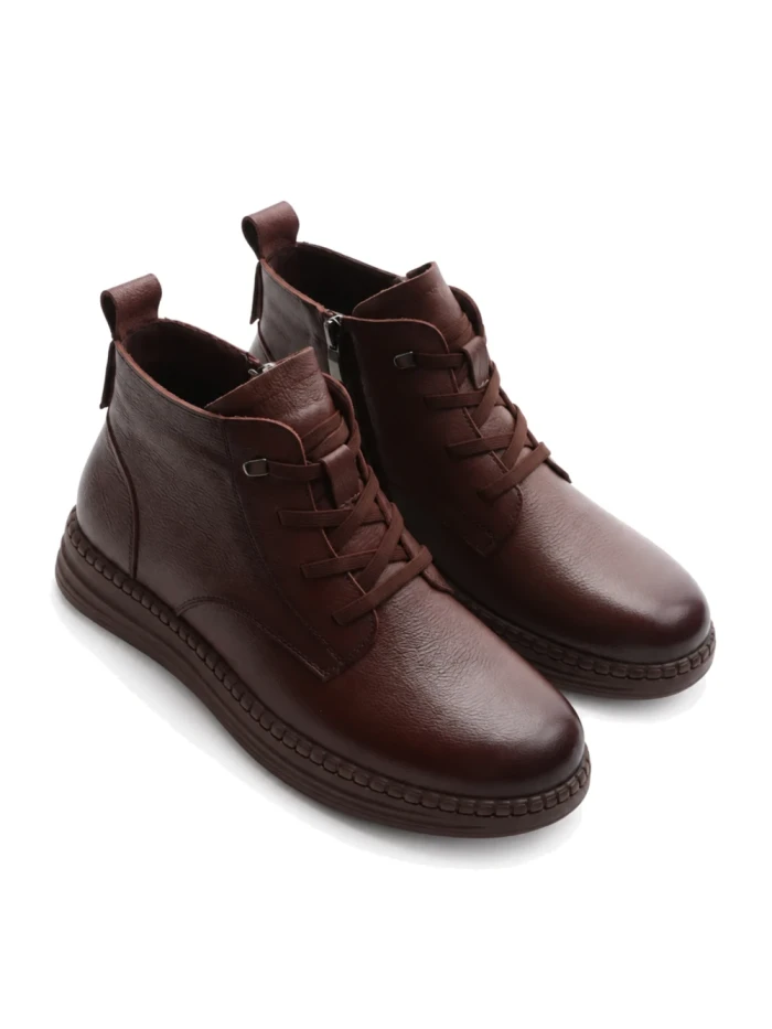 Ghete Dama din piele naturala 2586M BROWN | ADVANCER