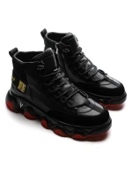 Ghete Barbati din piele naturala 1006-8 BLACK | ADVANCER
