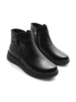 Ghete Dama din piele naturala 2587 BLACK | ADVANCER