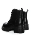 Ghete Dama din piele naturala 3007 BLACK | ADVANCER