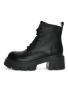Ghete Dama din piele naturala 3007 BLACK | ADVANCER