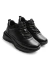 Ghete Barbati din piele naturala 37318 BLACK | ADVANCER