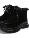 Ghete Dama din piele naturala 8601 BLACK | ADVANCER