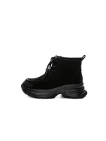 Ghete Dama din piele naturala 8601 BLACK | ADVANCER