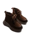 Ghete Dama din piele naturala 8601 BROWN | ADVANCER