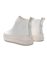 Ghete Dama din piele naturala H5022 WHITE | ADVANCER