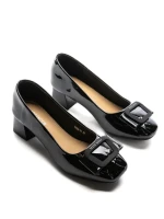 Pantofi cu toc din piele naturala TP508-53 BLACK | ADVANCER