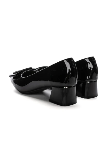 Pantofi cu toc din piele naturala TP508-53 BLACK | ADVANCER