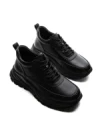 Ghete Barbati din piele naturala 5329 BLACK | ADVANCER