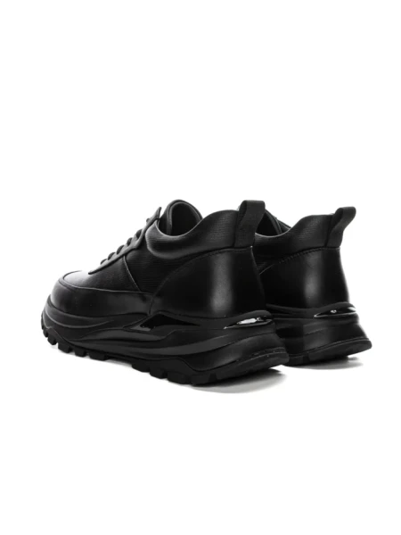 Ghete Barbati din piele naturala 5329 BLACK | ADVANCER