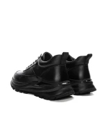 Ghete Barbati din piele naturala 5329 BLACK | ADVANCER