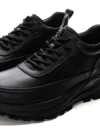 Ghete Barbati din piele naturala 5329 BLACK | ADVANCER