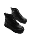 Ghete Dama din piele naturala BY6523 BLACK | ADVANCER