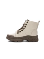 Ghete Dama din piele naturala BY6523 BEIGE-KHAKI | ADVANCER