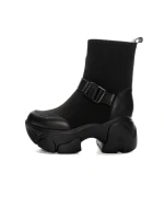 Ghete Dama din piele naturala 88H902 BLACK | ADVANCER