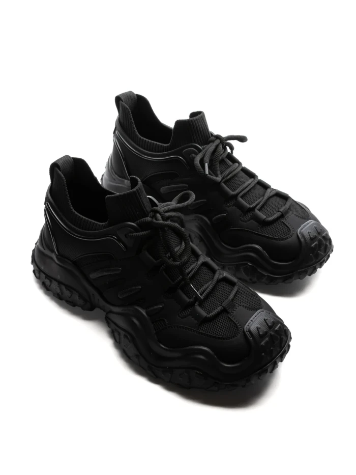 Pantofi Sport Barbati din piele naturala 5351 BLACK | ADVANCER