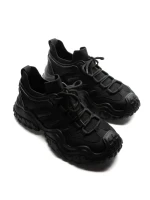 Pantofi Sport Barbati din piele naturala 5351 BLACK | ADVANCER