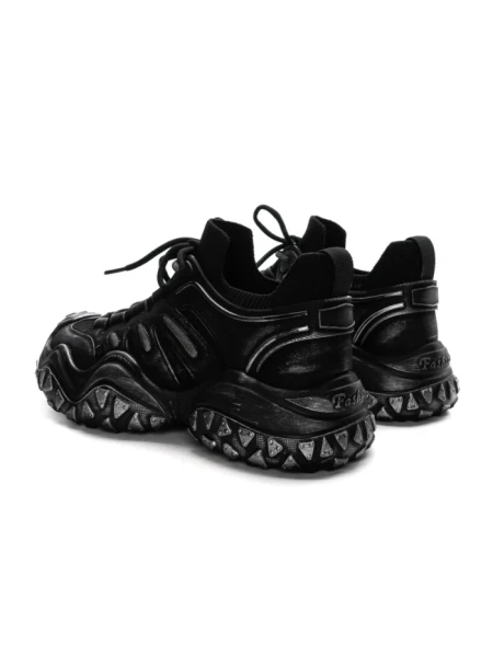 Pantofi Sport Barbati din piele naturala 5351 BLACK-GUN | ADVANCER