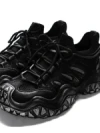 Pantofi Sport Barbati din piele naturala 5351 BLACK-GUN | ADVANCER