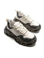 Pantofi Sport Barbati din piele naturala 5339 WHITE | ADVANCER